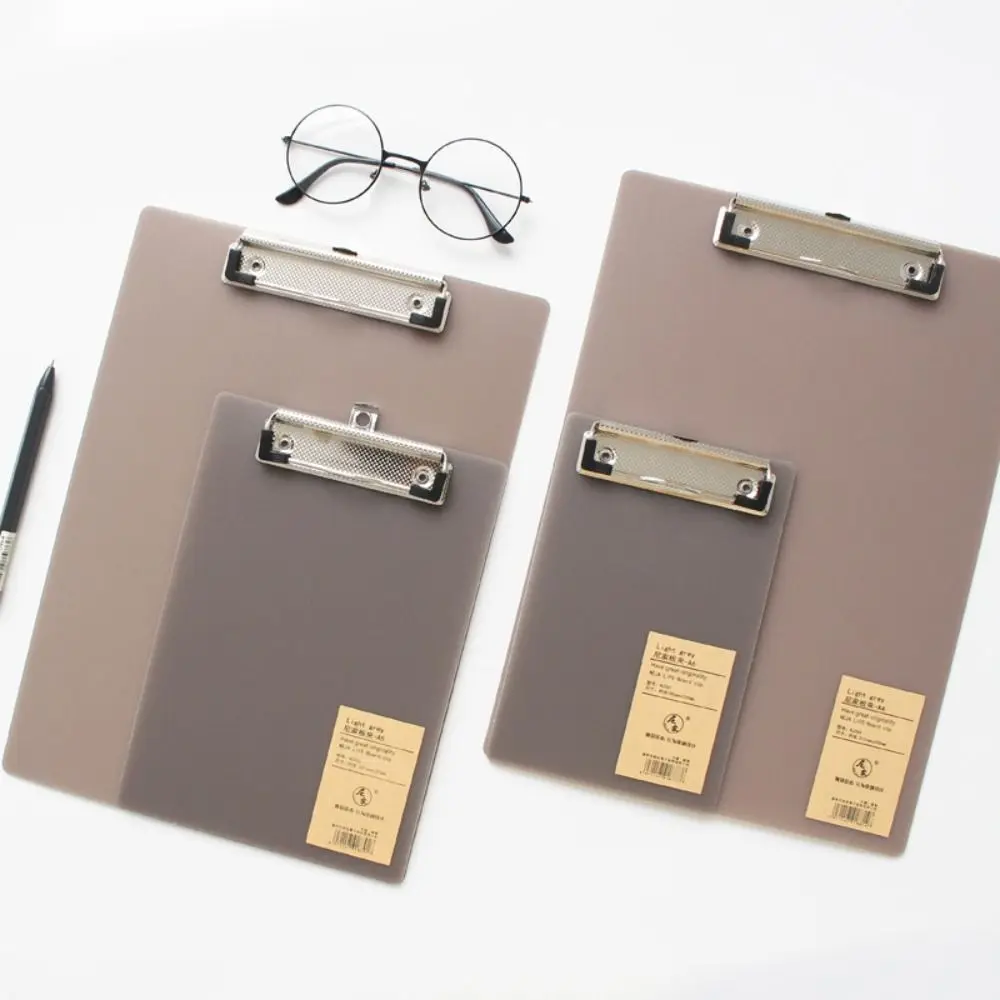 A4A5A6 File Folder Clipboard Writing Pad Memo Single Clip Board Test Paper Storage Organizer School Supplies Office Stationary writing clipboard transparent clipboard