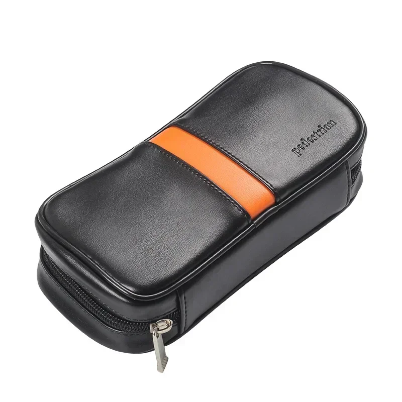 Pipe Bag Cigarette Holder Smoking Paper Holder Case Wallet Bag Holds 2 Pipes Portable Leather Smoking tobacco pipe 4