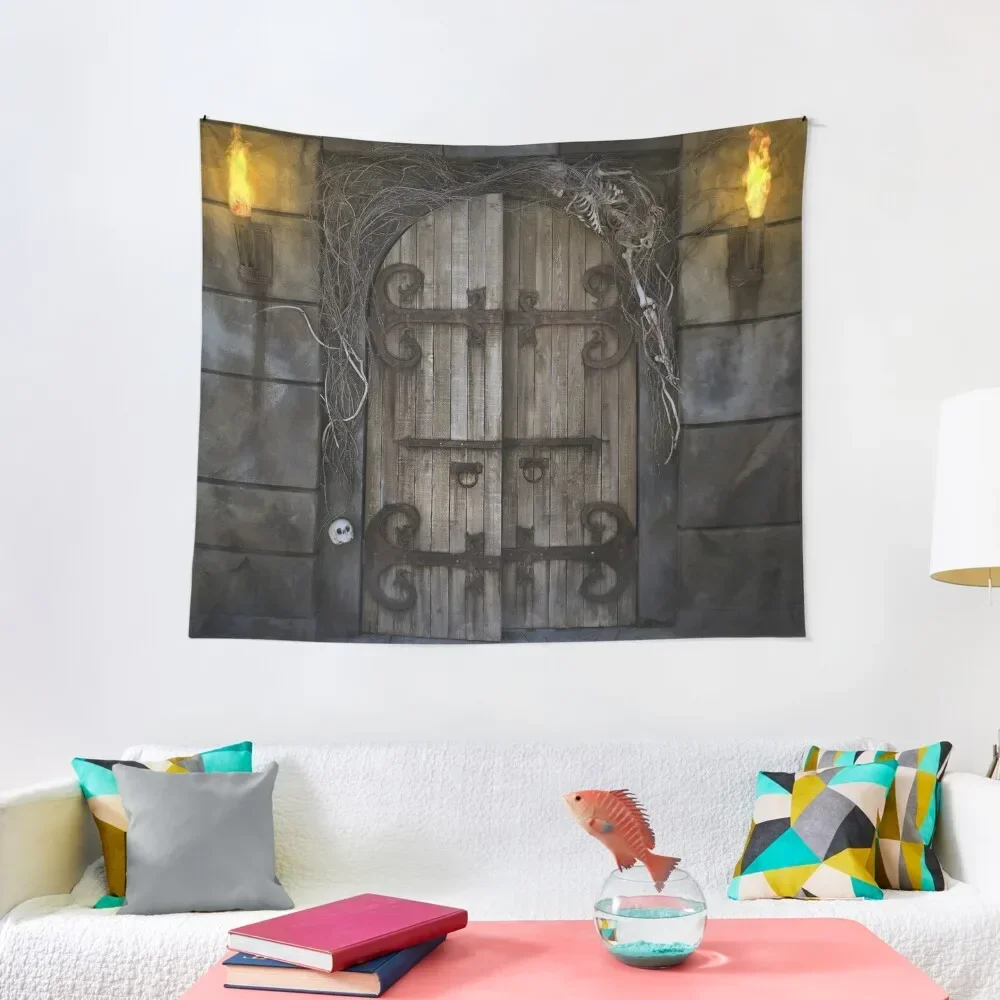 

Gothic Spooky Door Tapestry Room Decor Cute Wall Deco Bedroom Organization And Decoration Tapestry