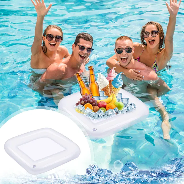 Drink Inflatable Ice Chest Summer On Ice Inflatable Cooler Five Below