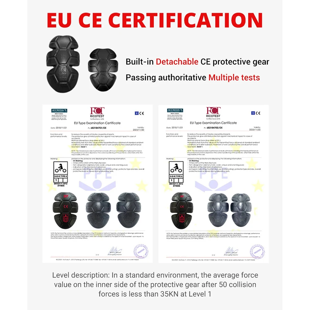 오토바이 자켓 바지 경량 안티 가을 세트 남성 여성을위한 여름 통기성 메쉬 도시 자전거 타는 사람 콤보 자켓 정장