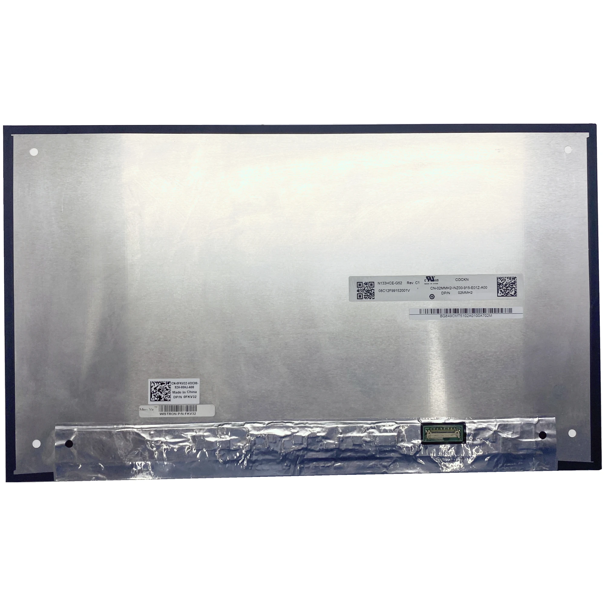 

N133HCE-G52 Rev.B1 fit B133HAN04.6 LP133WF4-SPD1 IPS LCD Screen Panel Matrix For Dell E7380 E7390 1920*1080 EDP 30 Pins