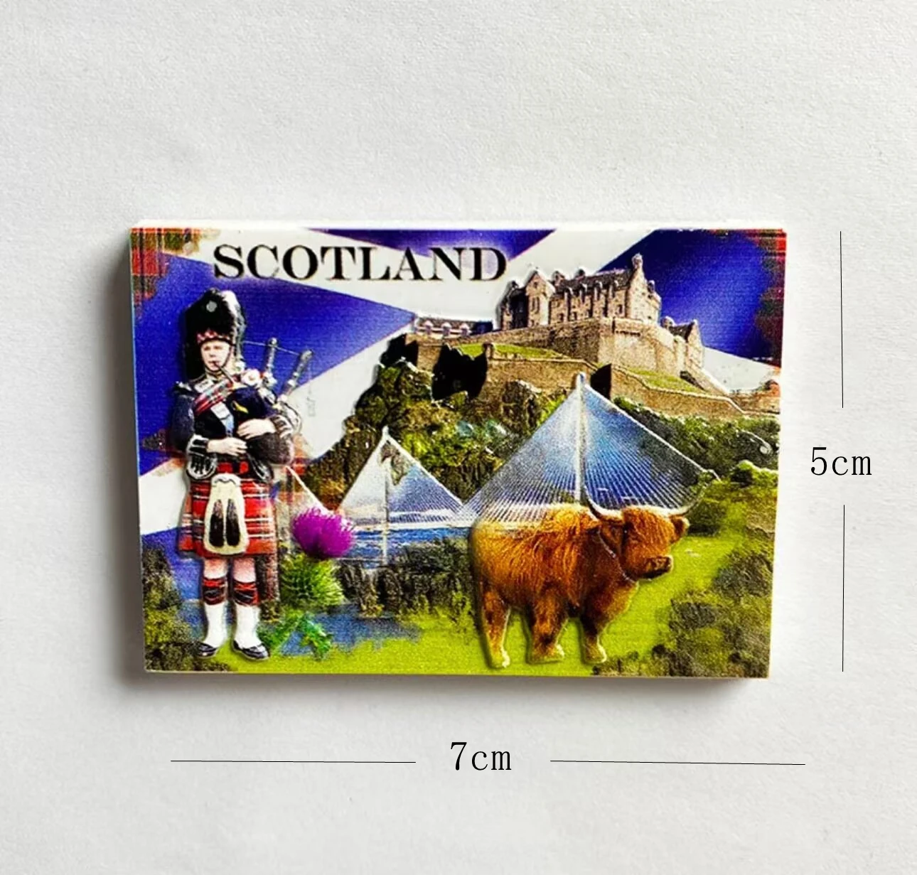 Aimant De Réfrigérateur 3D Dublin Irlande Souvenir Touristique Cadeau Décoration Maison Cuisine Autocollant Magnétique Collection D'aimants De