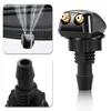 Car Universal Auto Windshield Washer Hose Wiper Blade Pipe Jet Spray Nozzle Water Fluid Tube Joiner Connector Replacement Kit 2