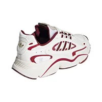 Adidas Originals Ozmillen Chaussures décontractées basses antidérapantes unisexes Blanc Rouge clair Rouge marron 4