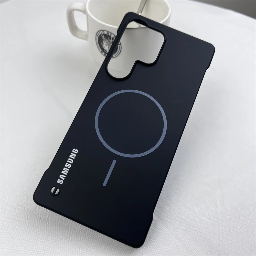 Slim Frameless Magnetic Phone Case with Wireless Charging Support