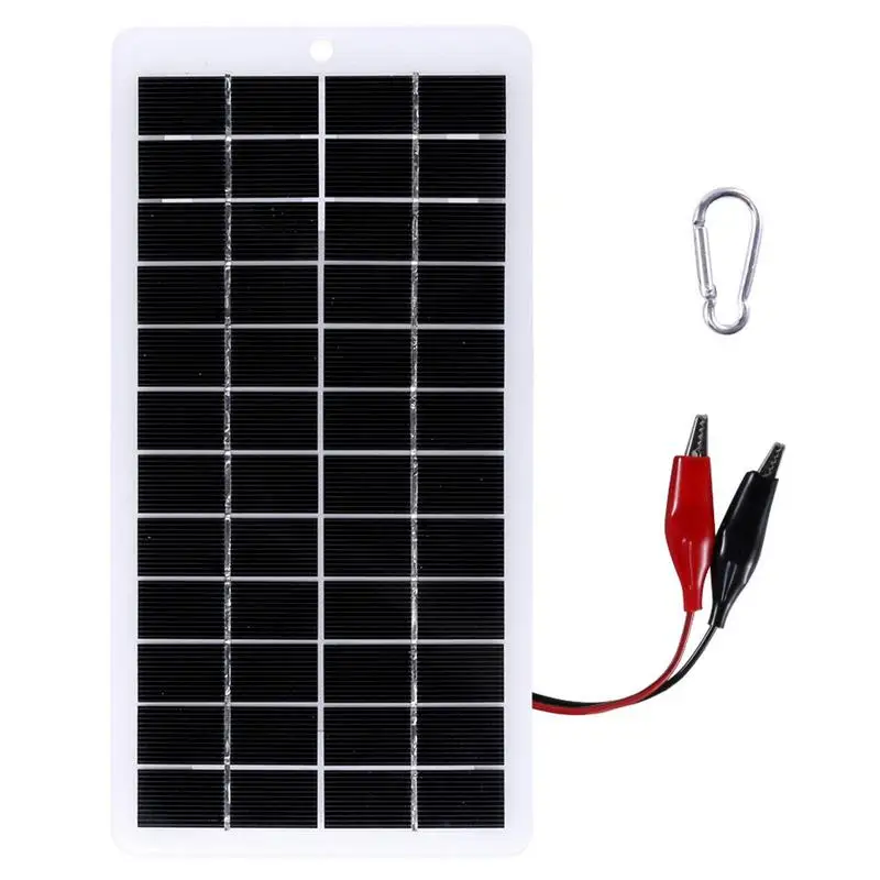 Mini Solar Panel Charger Portable 5W 12V Energy-saving High-quality Polysilicon Solar System For Battery Power Charger Solar