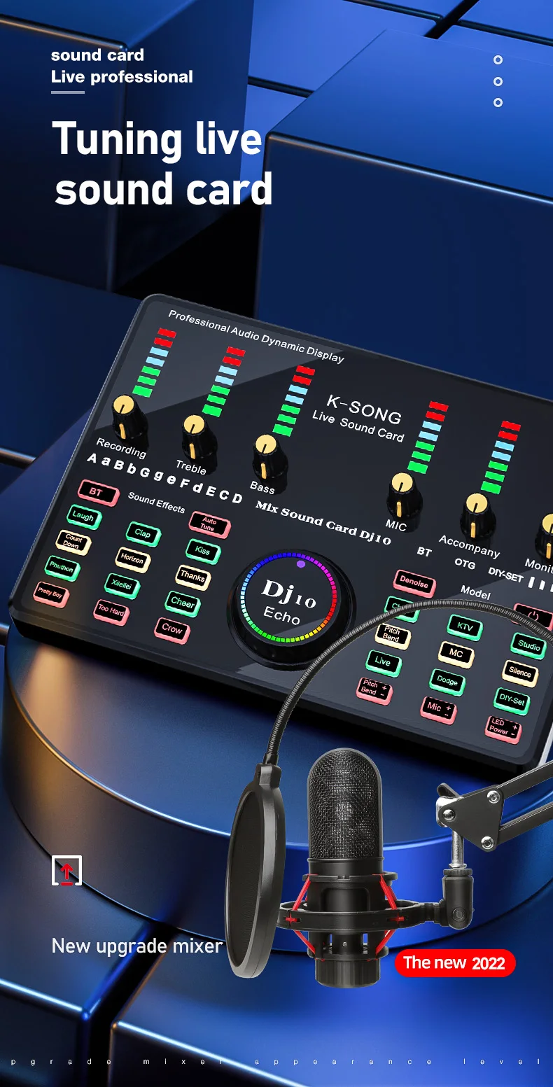 Live Sound Card プロフェッショナルライブサウンドカード Amazon.co.jp: プロフェッショナルオーディオミキサー、K1ライブ