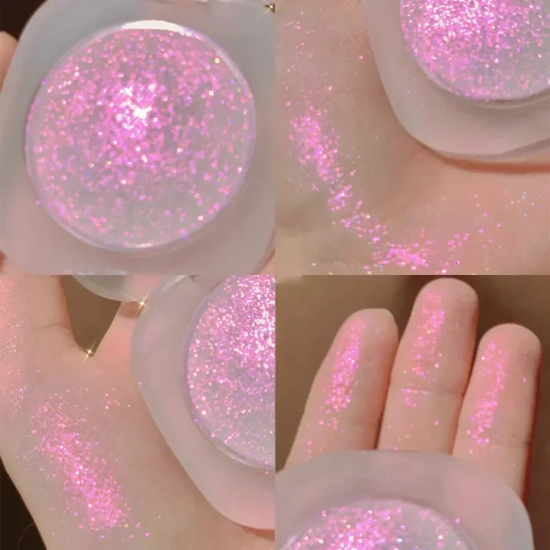Diamond Glitter Highlighter Makeup Gel Face and Body Brighten Glitter Natural Contour Makeup face highlighter