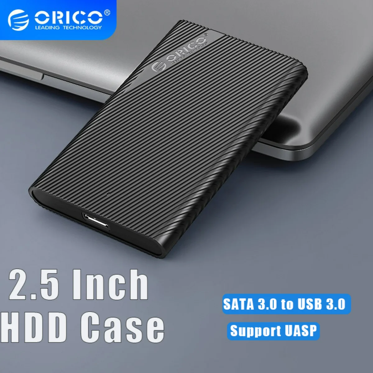 

ORICO 2.5 inch HDD Case Type C External Hard Drive Case SATA to USB 3.0 SSD HDD Enclosure Box 5Gbps Tool-free Support UASP