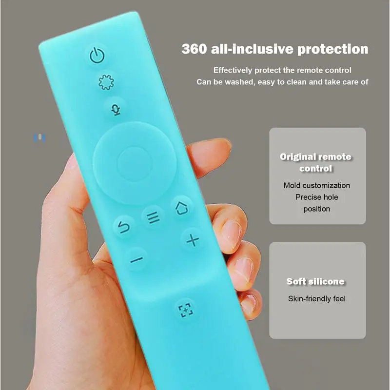 Remote Control Silicone Protective Case Smart TV Remote Control Case Dustproof Silicone Sleeve For Smart TV
