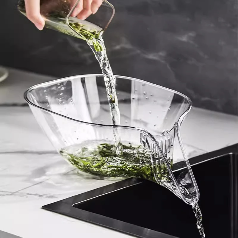 

Multifunctional Drain Basket Drain Bowl Household Sink Vegetable Basin Kitchen Washikitchen Colanderng Fruit Plate Home