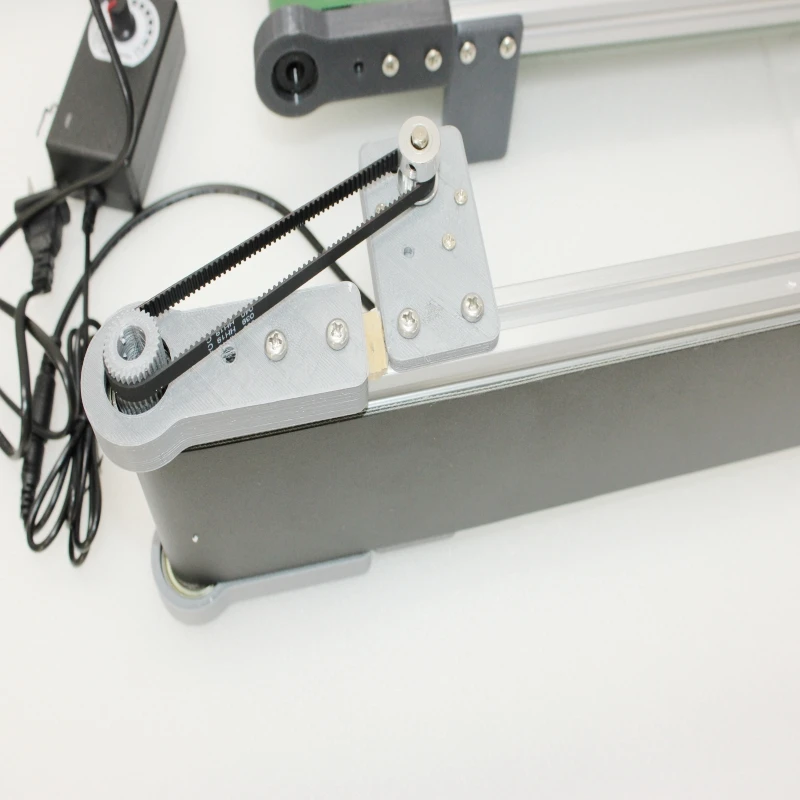 70CM*10CM Adjustable Speed Rubber PVC Date Code Inkjet Printer Conveyor Belt Wid