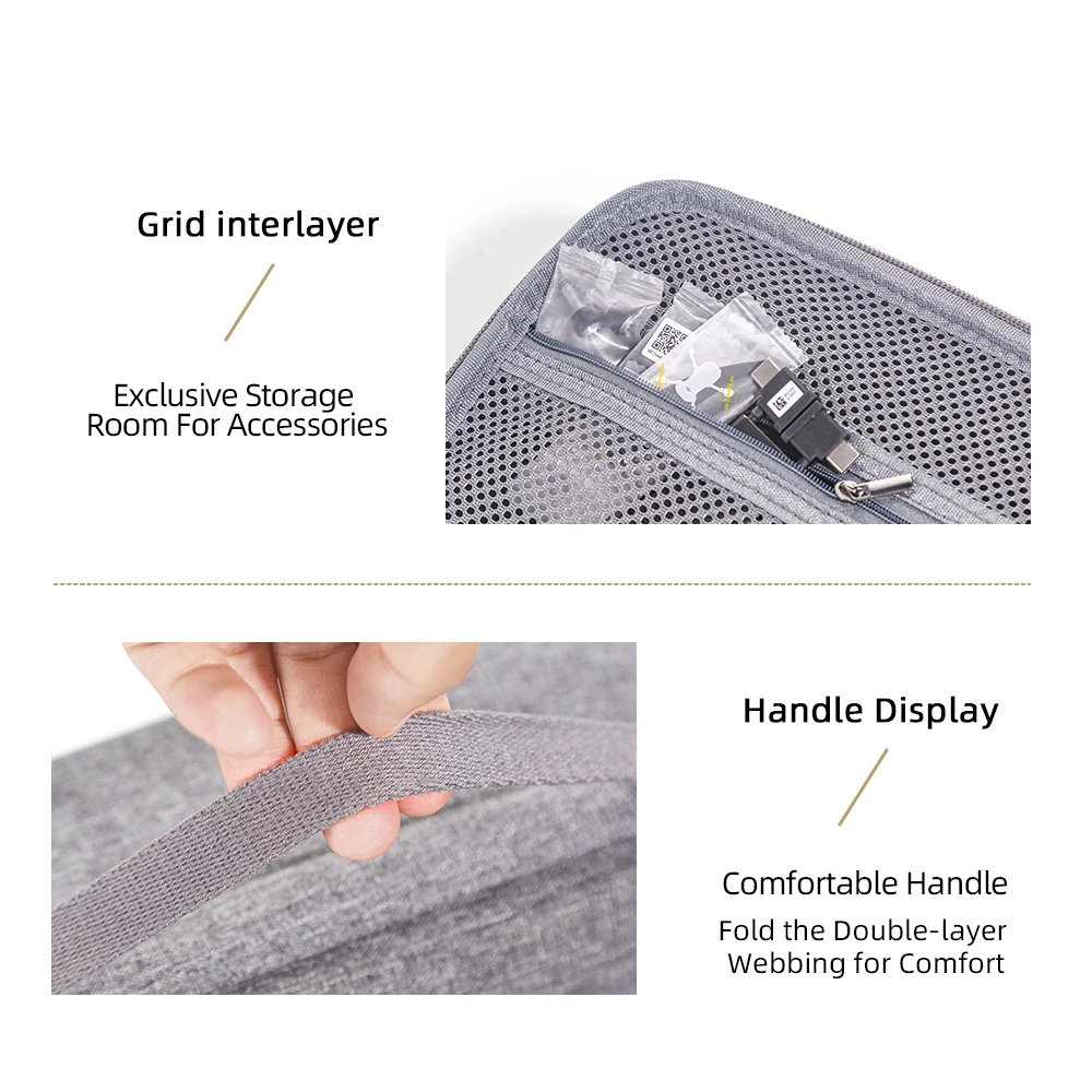Drone Accessories Drone Storage Bag Drone Storage Case Portable Hard EVA Carrying Case Protective Sotrage Shoulder Bag Box for DJI Mini 3 Pro Remote Battery Accessories