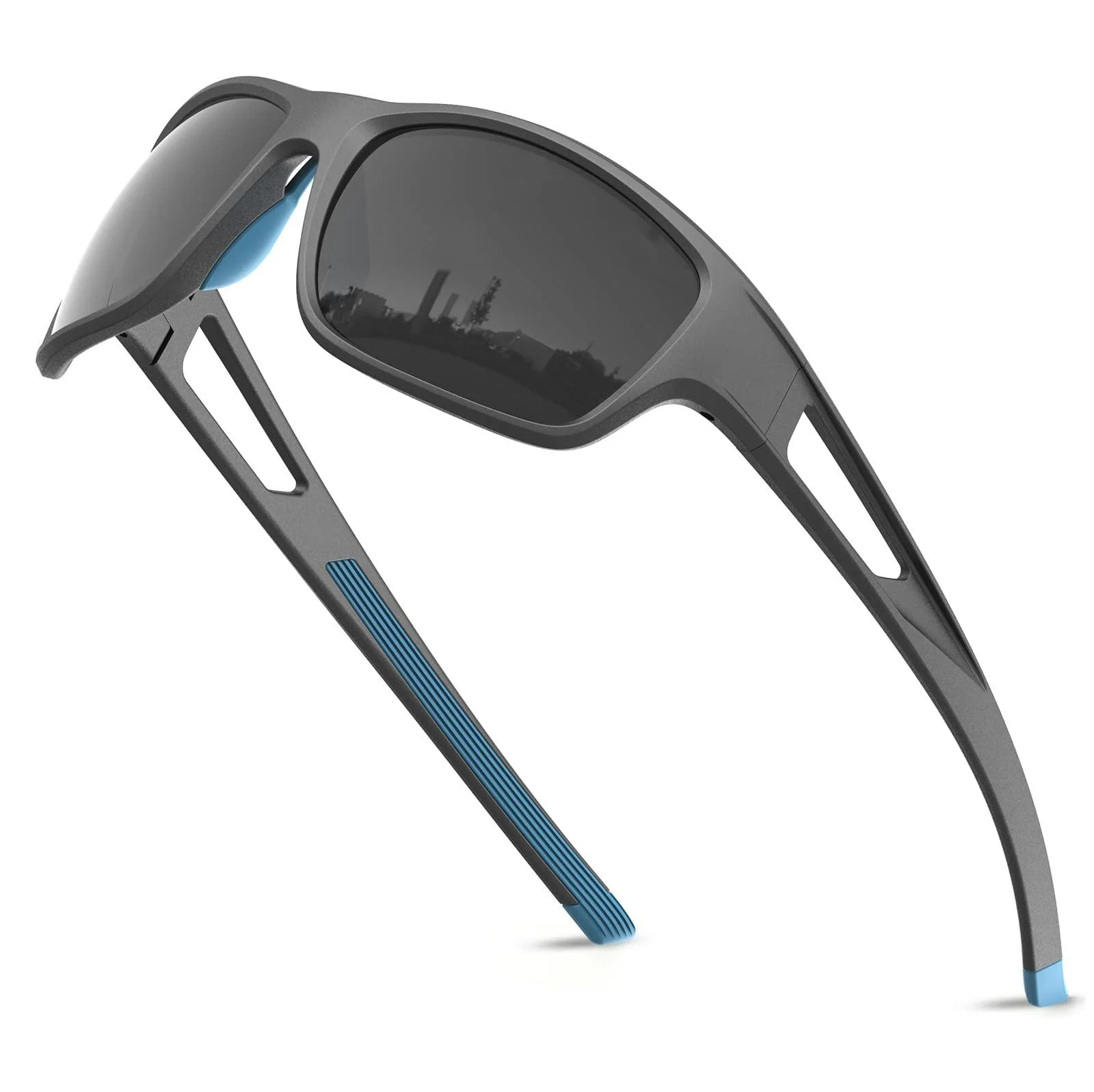 Lunettes De Soleil Polarisées Ugly Fish – Monture TR-90 Noire – Unisexe – Style Moderne Et Léger