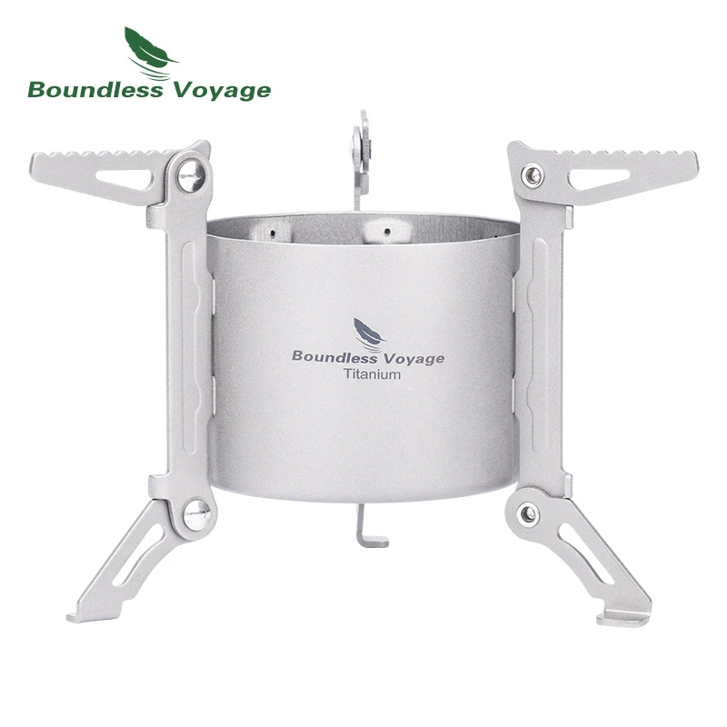 Boundless Voyage Titanium Mini Alcohol Spirit Stove with Foldable Stands  Legs Outdoor Camping Ultralight Backpacking Burner - AliExpress