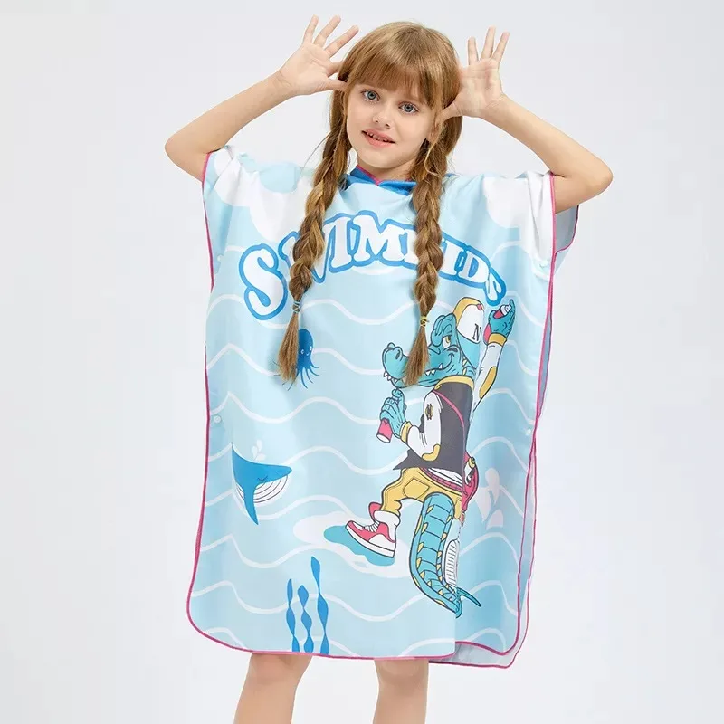 

Cartoon Baby Bath Towel Microfiber Cotton Hooded Beach Towel Newborn Cape Towels Soft Poncho Kids Bathing Stuff Infant Washcloth