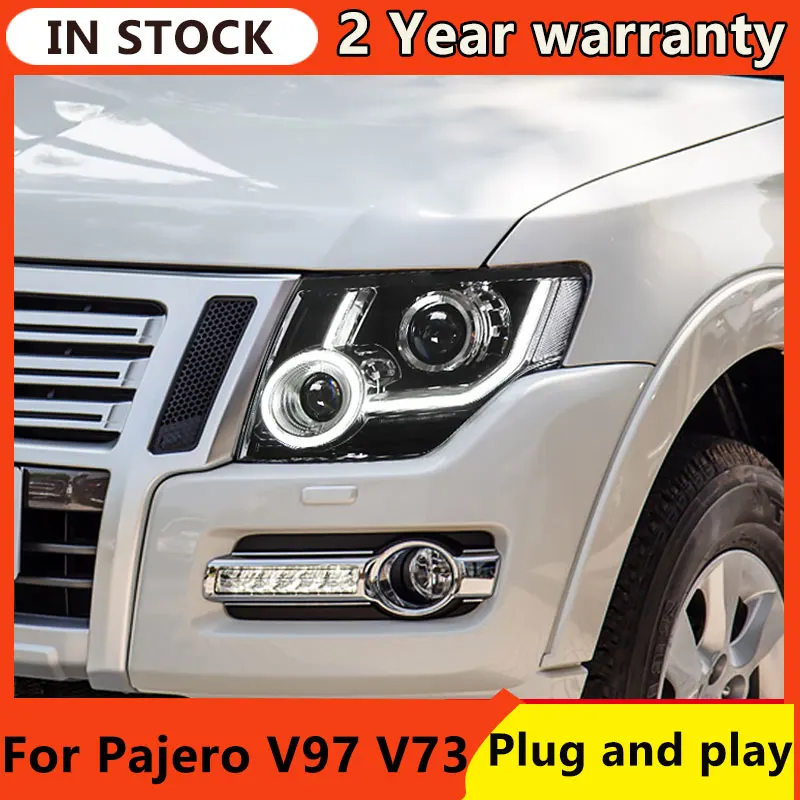 

Автомобильные фары для Pajero V97 фары 2009-2021 V93 светодиодный передняя фара Montero V75 V77 динамический сигнал анимация DRL автомобильные аксессуары