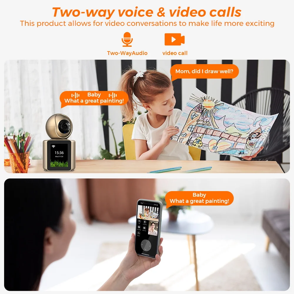   PTZ ī޶ ǳ ̺ , 2.4 ġ IPS ũ, ȭ ȭ , Ʈ , ڵ   IP ī޶, 4MP
