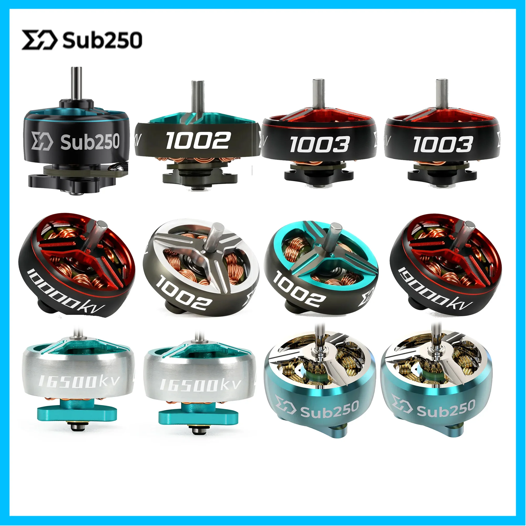 Moteurs Brushless Micro Drone FPV 1-4 pièces 0702-1003 10000-27000KV