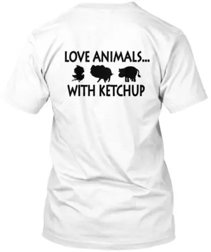 

Футболка «I Love Animal With Ketchup», Сделано в США, размер от S до 5XL