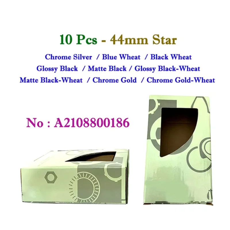 10PcsStarWithBoxZincAlloy123mm44mmEmblemForBonnetFrontHoodLogoChromeSilverBlueWheatGlossyMatteBlackBadge-AliExpress34