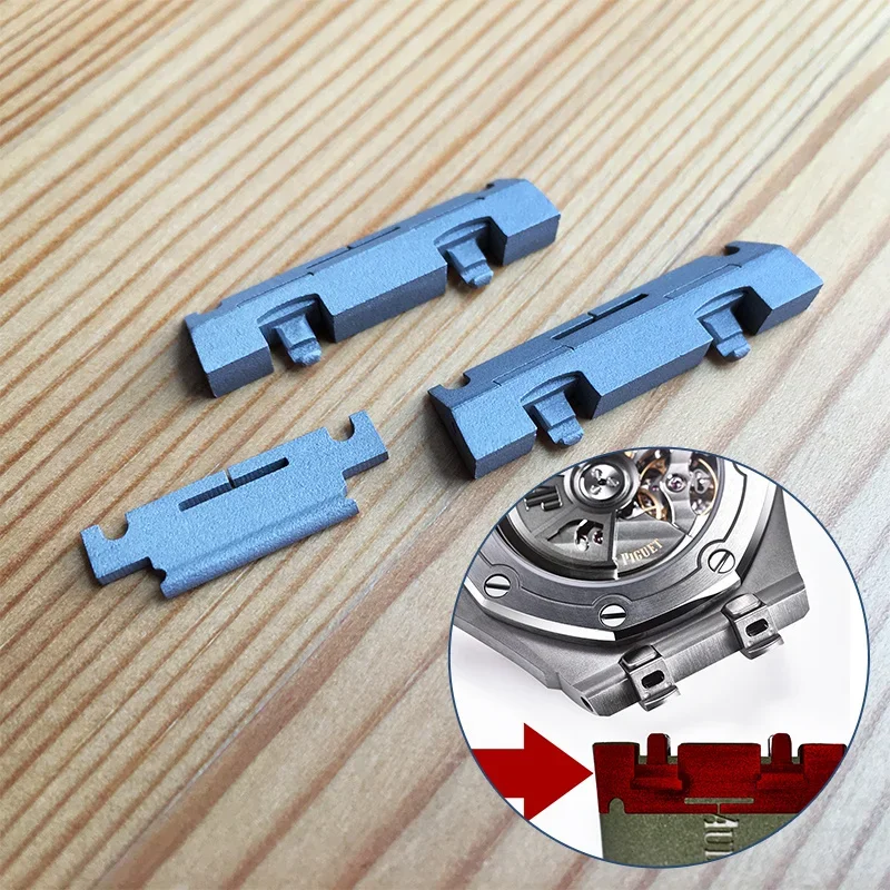 Cinturino Inserti Metallici All'Interno Per Cinturino In Pelle Per Orologio Automatico Audemars Piguet Roo Diver