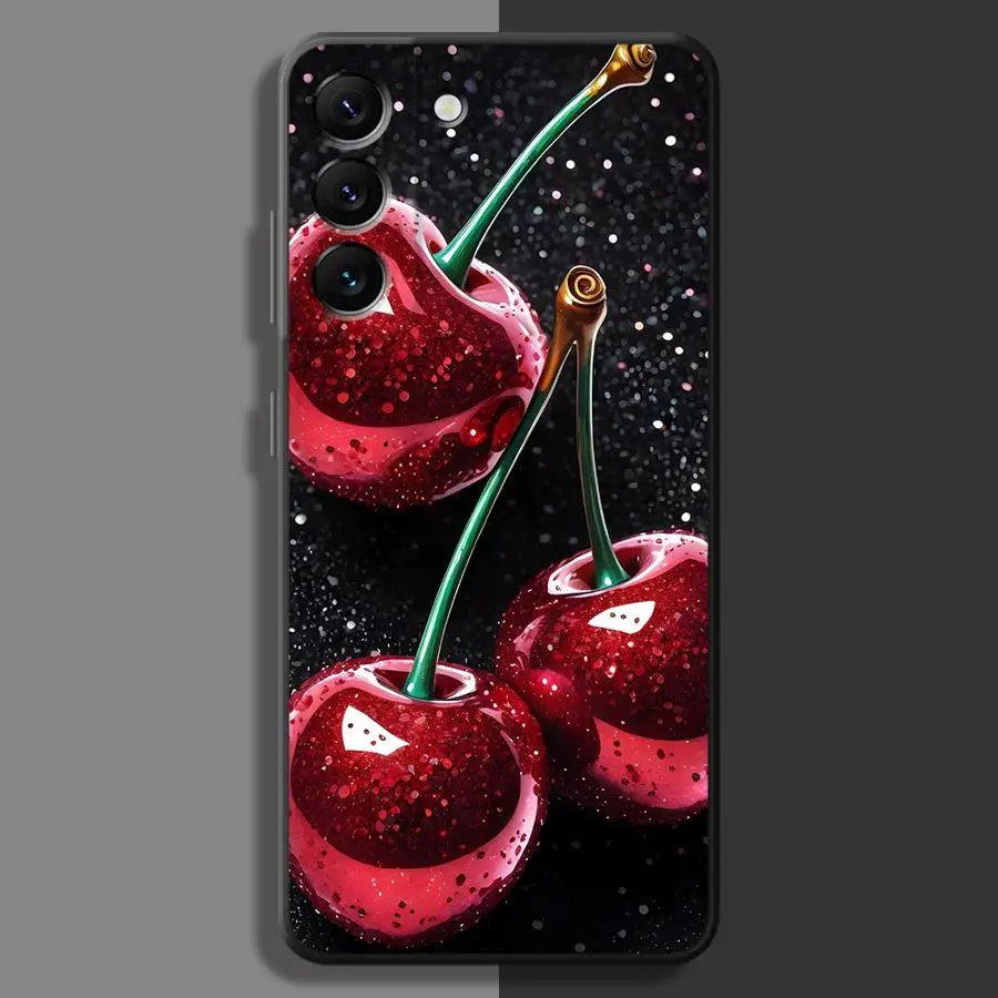 Cherry Pattern Phone Case – Stylish Protective Cover with Cherry Design