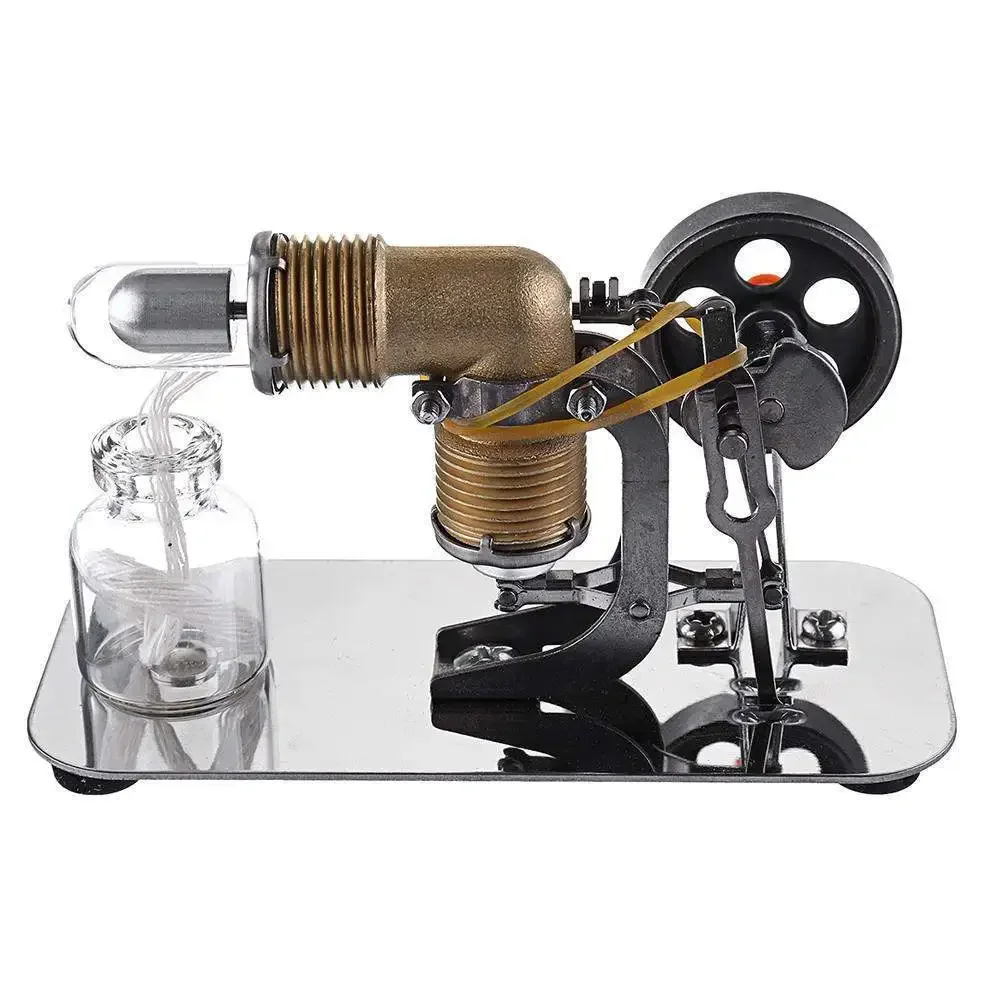 Mini Hot Air Stirling Engine Motor Model Kit Scienza Attrezzatura Sperimentale Giocattolo Di Fisica