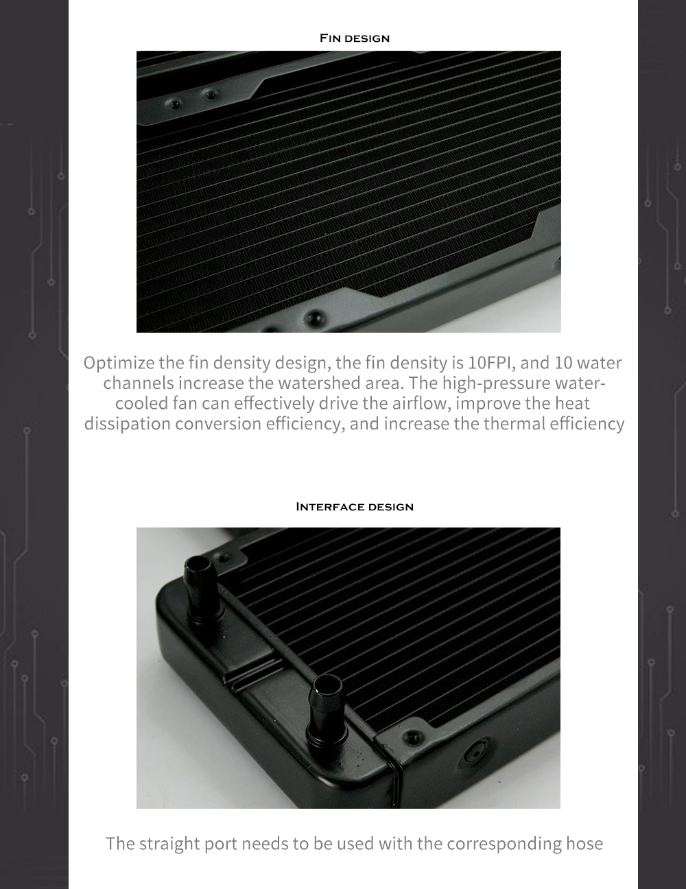 refrigeração água caso GPU CPU RAM dissipador