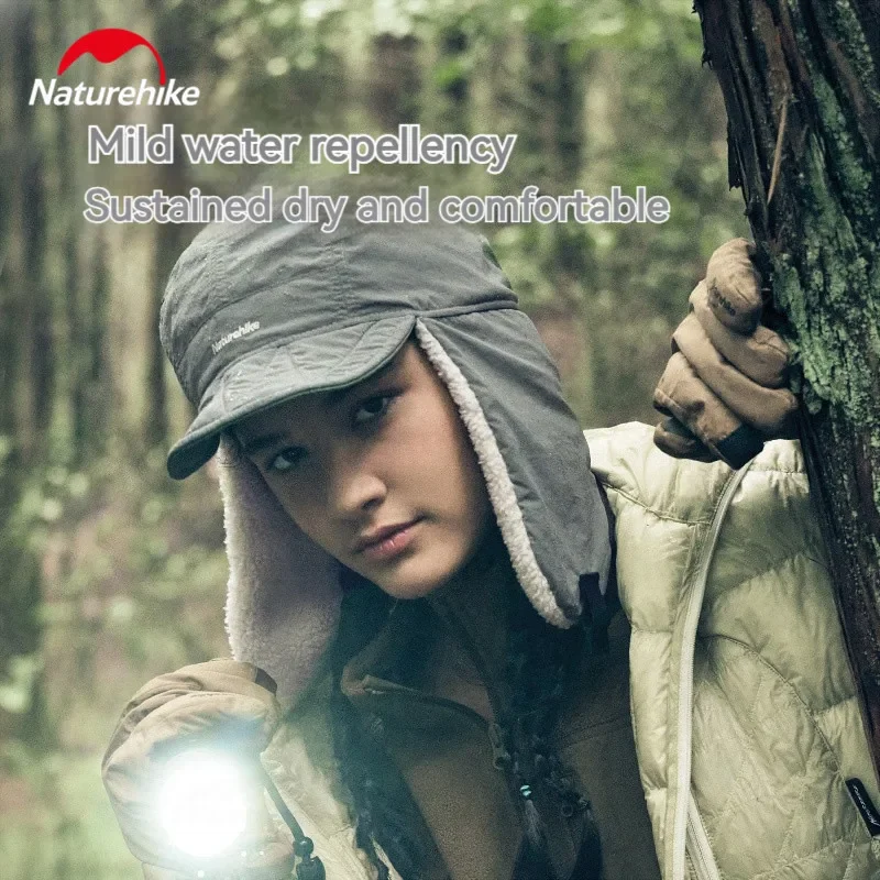 Naturehike Winter Cap Thermal Waterproof Folding Sports Caps Warm Adjustable Hiking Hat Trekking Sun Hat