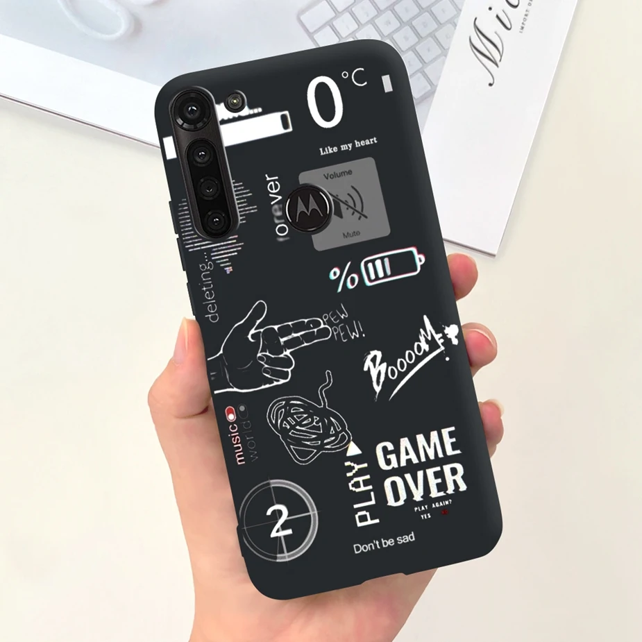 Stylish Art Painted Letters Phone Case - Soft s Coque