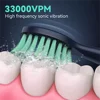 SEJOY Sonic Electric Toothbrush Teeth Whitening Vibration 5 Modes 8 Replacement Brush Heads USB Rechargeable 4