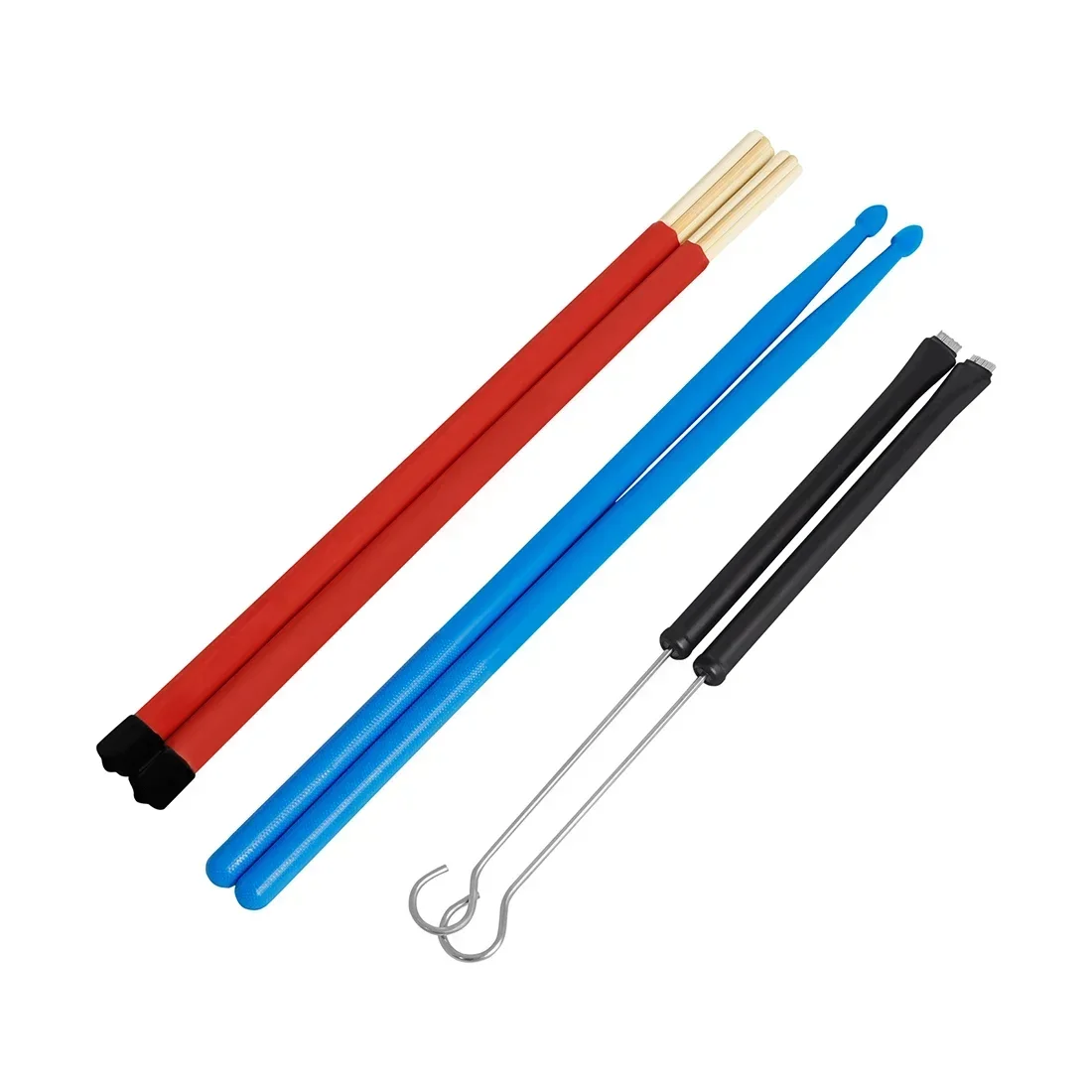 1 Pair Drum Brushes Sticks Set Professional Nylon Drum Brush Bamboo Drumstick Music Accessories drum sticks,drum percussion accessories,drum accessories