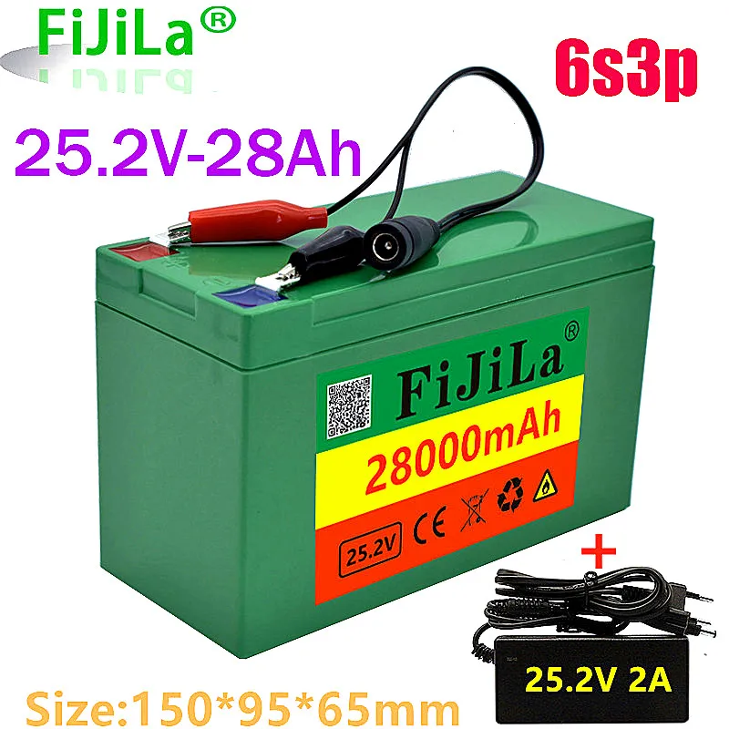 

24V 28.0Ah 6s3p 18650 Battery Lithium Battery 25.2V 28000mAh Electric Bicycle Moped /Electric/Li ion Battery Pack with charger