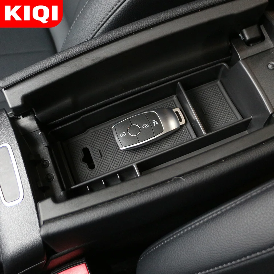 Organizer Console Centrale Per Mercedes Classe A/B/CLA/GLA/GLB - Portaoggetti Con Vanità Telefono E Passacavo - Foto 8
