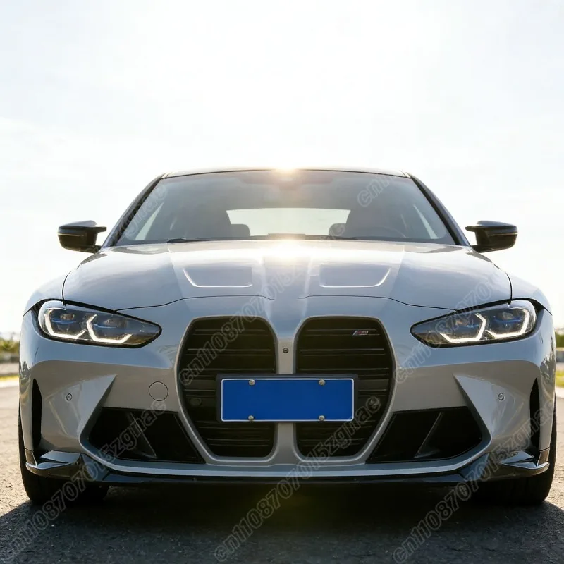 BMW G80 M3 G82 G83 M4 2021 2022 2023 차량용 MP 스타일 프론트 범퍼 립 스포일러 ABS 스플리터 디퓨저 바디 개조 키트