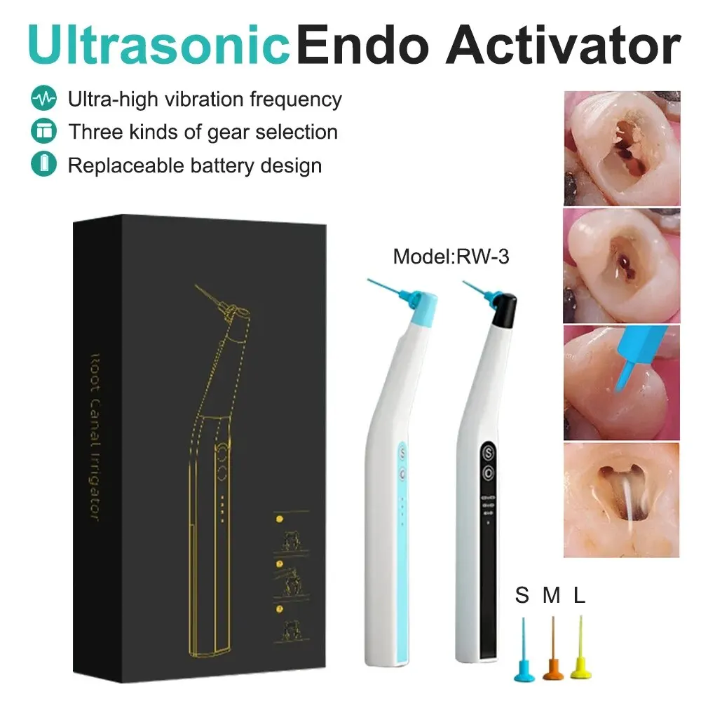 Activateur Sonique Endodontique Sans Fil Easyinsmile - Pour Irrigation Des Canaux - Inclus 60 Embouts Et Limes - Neuf