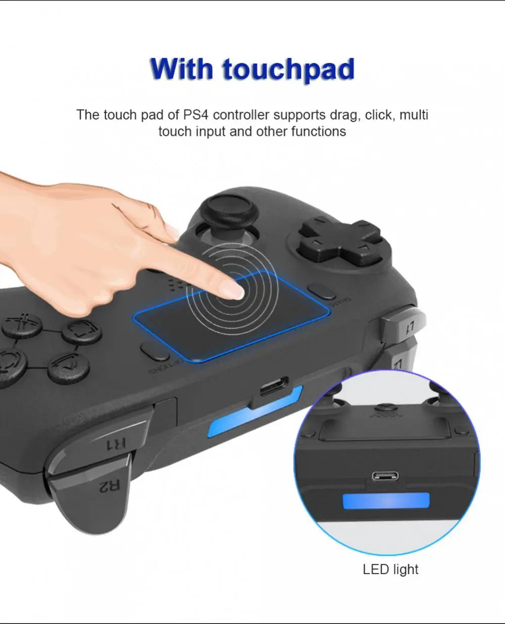 ps4 vr controller with touchpad