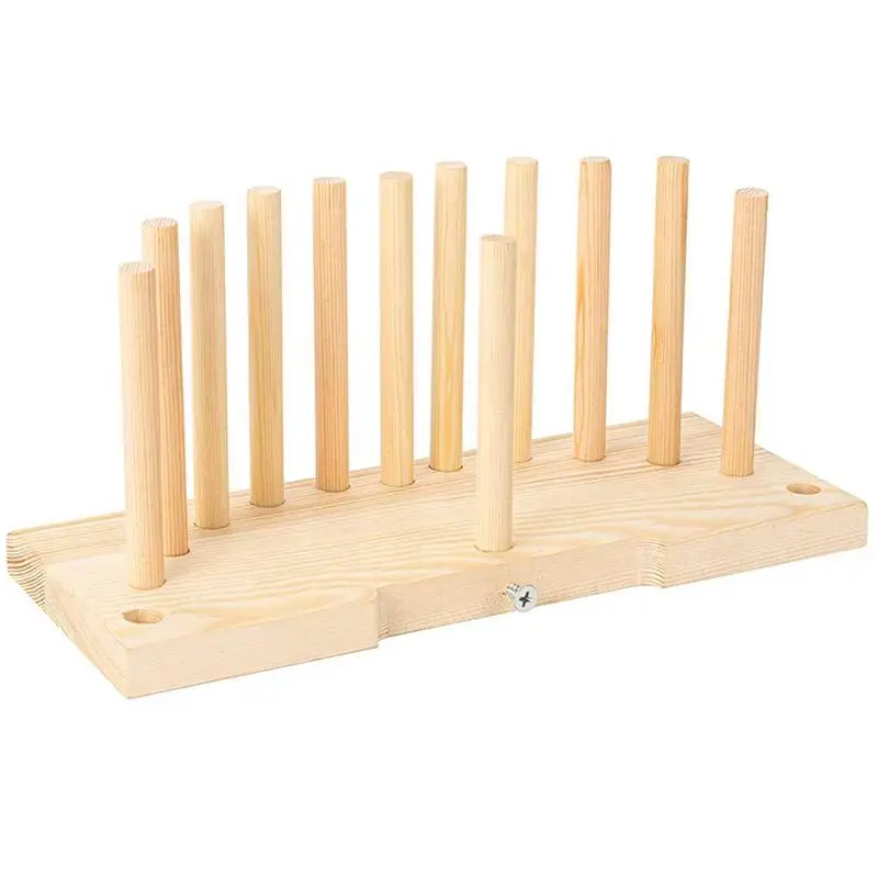 

Wreath Bow Maker Wooden Ribbon Bow Maker Tool Double-Sided Bow Maker With Pin Rods For Making Bows Halloween Christmas Party