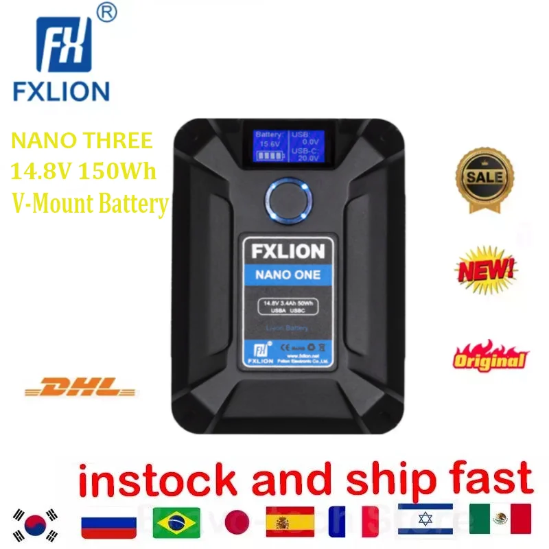 FXLION NANO ONE バッテリー 3個セットVマウントバッテリー
