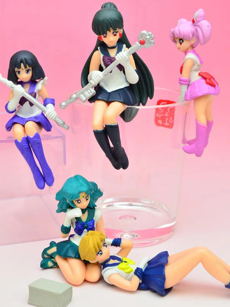 

Anime Figure Gacha Sailor Jupiter Capsule Toy Sailor Moon Mercury Mars Meiou Setsuna Pendant Toys Figures Children Gifts