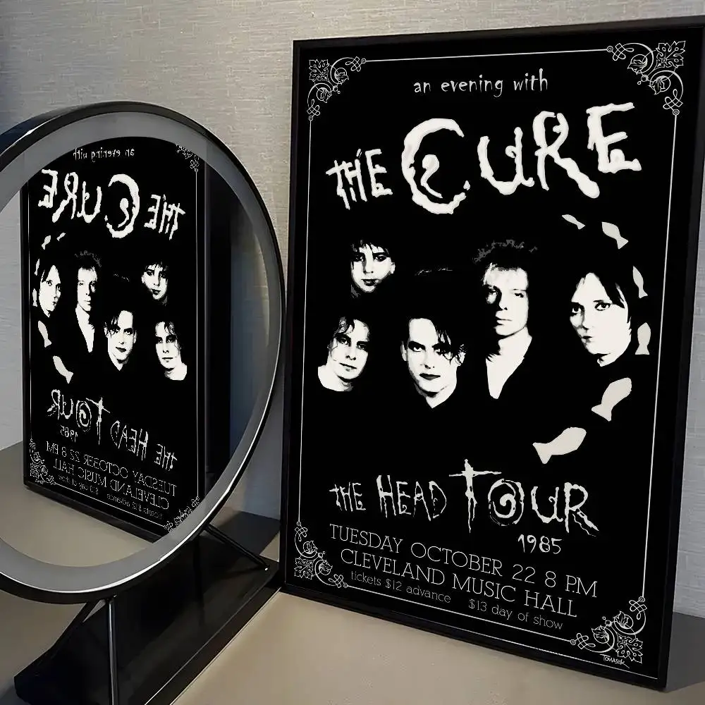 Rock Band THE C_CURE Poster Aufkleber Vintage Film Poster Druck wasserdichte Wandkunst für Wohnzimmer Schlafzimmer Home Decor – Detail 15