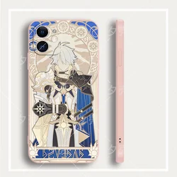 Elegant Phainon Castorice Cosplay Phone Case with Holder - Stylish Protective Gift - iPhone 12 Plus (A)
