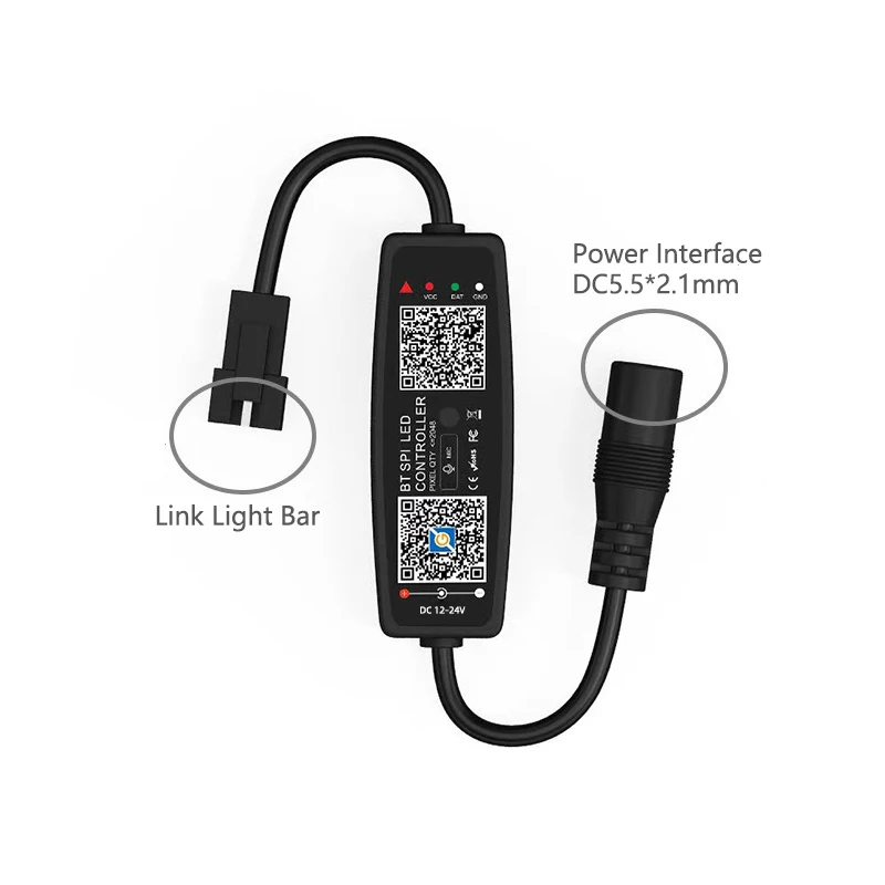 蛍光灯・電球 Drip Lux SPI Controller 12-24V LED Bluetooth LEDストリップライトコントローラー,spi,ttl,調光器