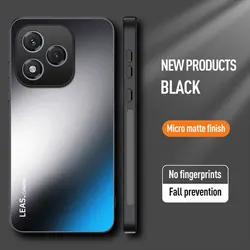 Sleek Frosted TPU Shockproof Bumper Case - Fashionable and Durable Back Cover for HONOR 400 Lite (Blakc )