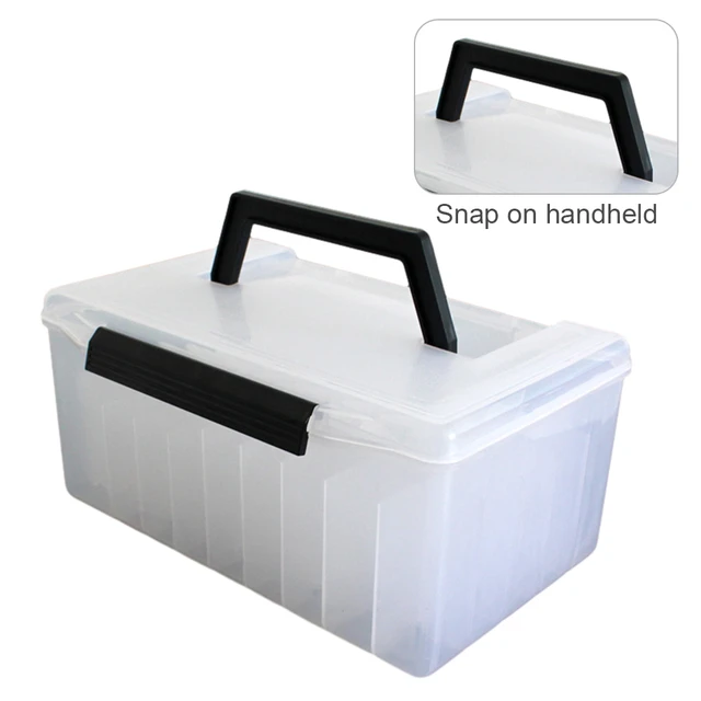 Grande boite plastique de rangement 52L