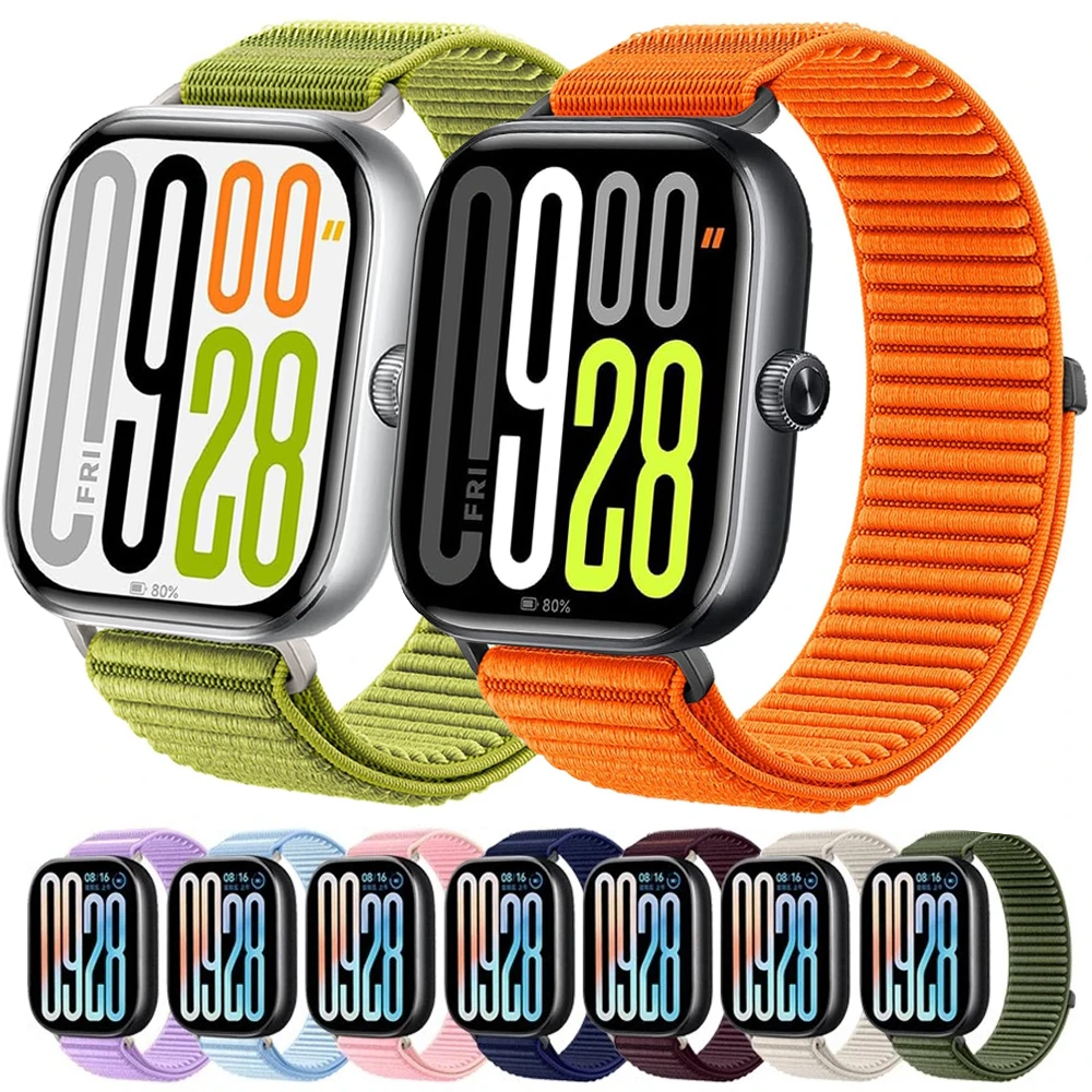 Breathable Nylon Loop Watch Strap - Simple Style