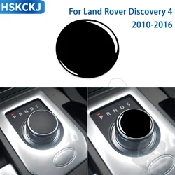 For Land Rover Discovery 4 2010-2016 Accessories Car Interior Shift Knob Cover Trim Sticker Gloss Black Plastic