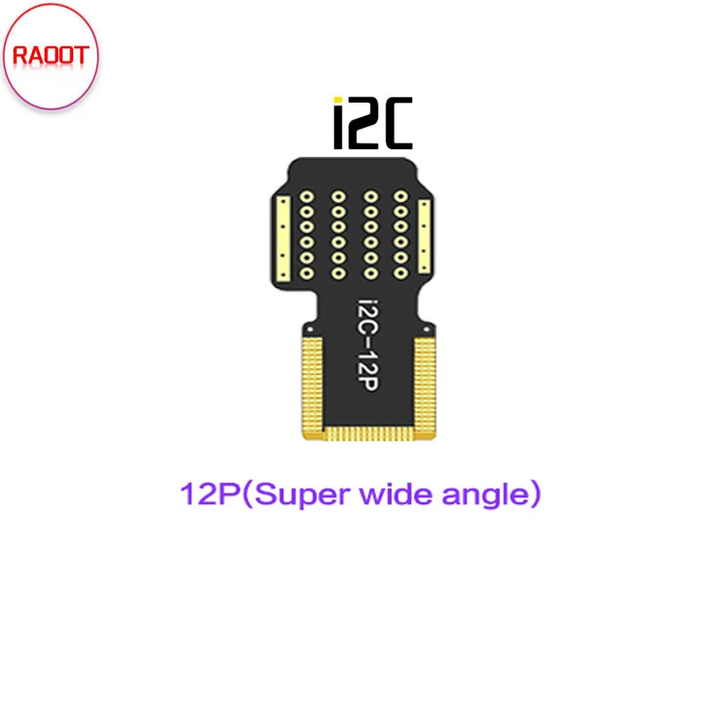 

i2c iPhone 11 12 13 Pro MAX Empty Rear Camera Flex Cable FPC for Wide Angle Long Focus Maintence Repair Swap Parts Kit